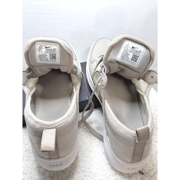 Nike Court Vision Alta Womens 8.5 Beige Platform Sneakers Low Top Trainers - Picture 13 of 13